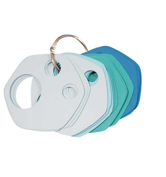 Card stock Floss drops
