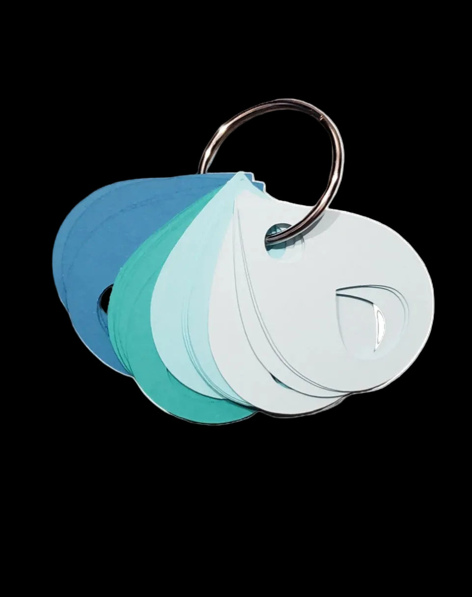 Card stock Floss drops