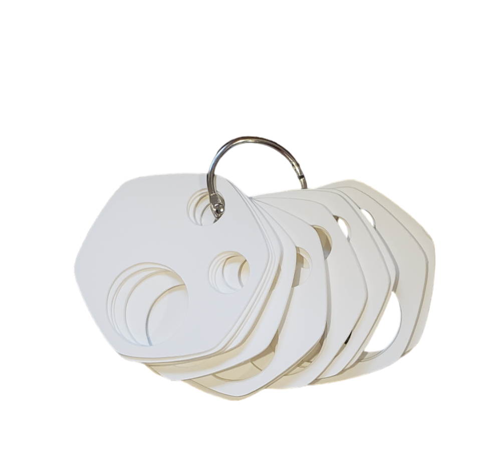 Card stock Floss drops