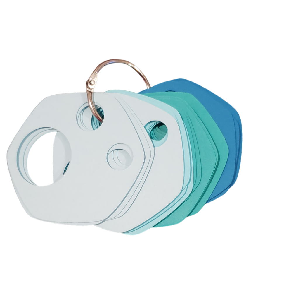 Card stock Floss drops