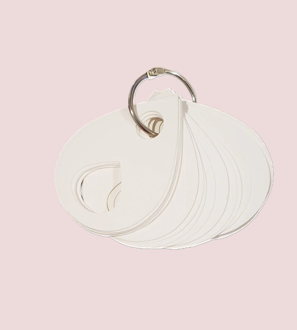 Card stock Floss drops