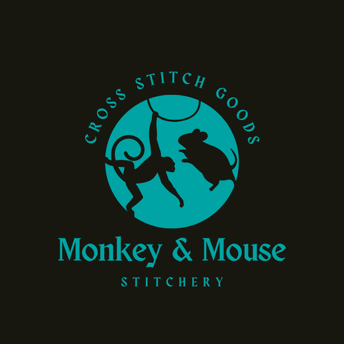 Monkey and Mouse Stitchery