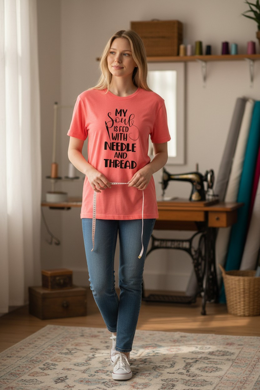 Cross stitching Tops