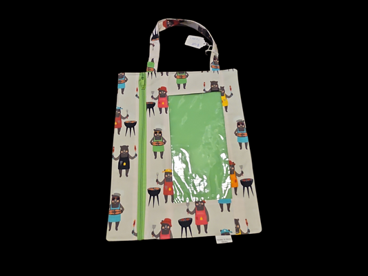 Vinyl front project bags--Multiple prints to choose from see listing--