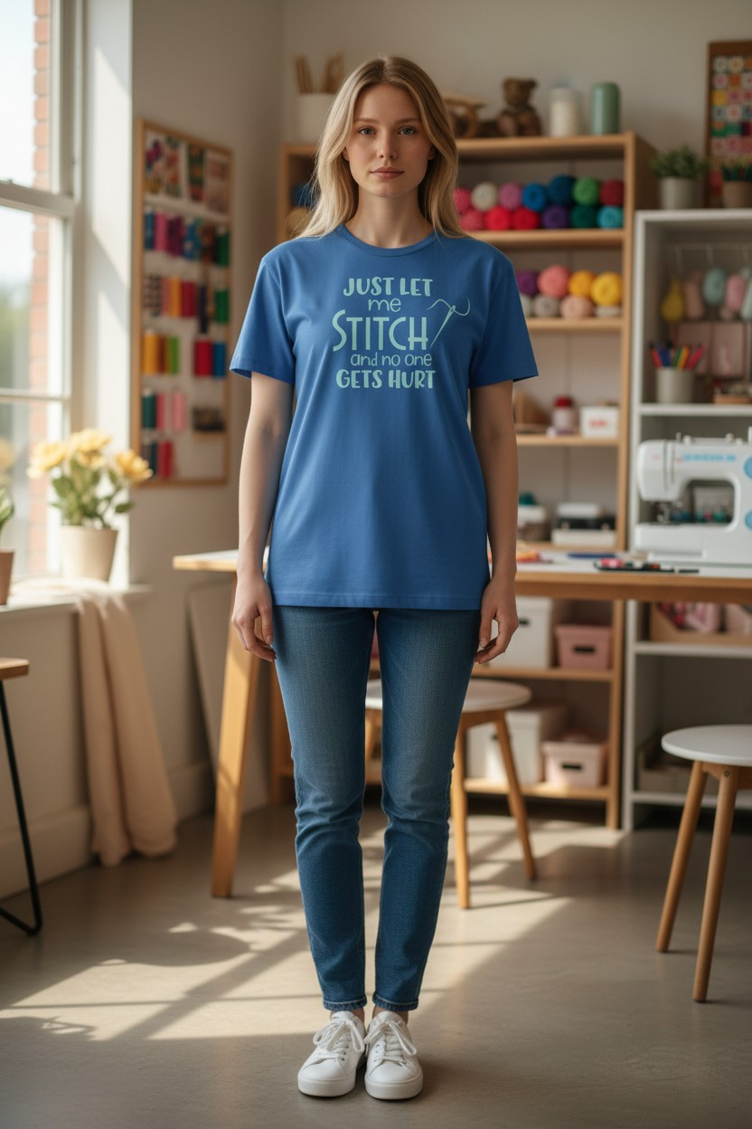 Cross stitching Tops